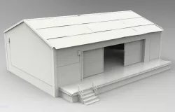 building 01 Low-poly 3D model
