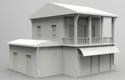 building 03 Low-poly 3D model