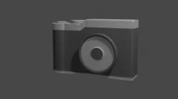 Camera 3D model