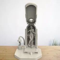 capsula androide 18 3D model