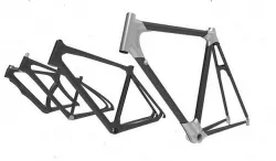 Carbon Frame bicycle R 3D model