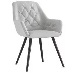 Chair with Armrest Kira Grey 3D model
