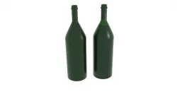 Champagne Bottle  3D model