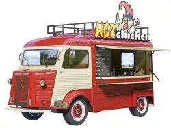 Citroen Type H food truck 3D model