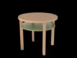 Coffee Table Grandma 3D model