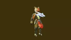 Crystal Knight Low-poly 3D model