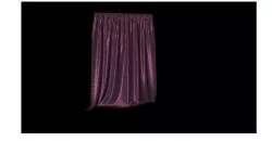 Curtain purple 3D model