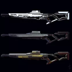 Cyberpunk Futuristic style DoubleBarrel Shotgun - JAWBREAKER-069 Low-poly 3D model