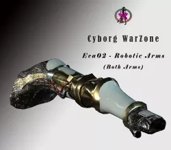 Cyborg Warzone - Eva02 - Robitic Arms Low-poly 3D model