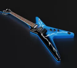  Dean From Hell Cowboys From Hell Electric Guitar 3D model