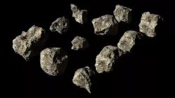 Detailed meteorites set Low-poly 3D model
