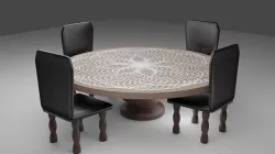 Dinning table Set 3D model