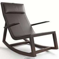 Dondo Rocking Armchair by Poltrona Frau 3d model 3D model