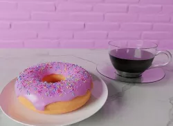 Donut and Coffee Cup Blender Model 3D model