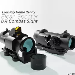 Elcan SpecterDR  Low-poly 3D model