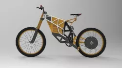 Electrical Bicycle  R 3D model