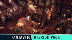 FANTASTIC - Interior Pack Low-poly 3D model