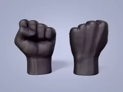 Fist Figurine 3D model