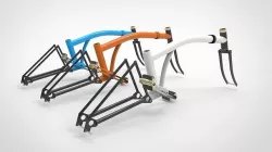 Folding bike Frame 3D model