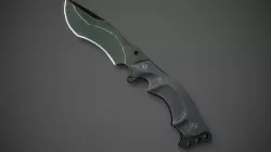 Fox Parus Survival Knife Low-poly 3D model