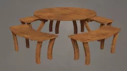 Garden Table 3D model