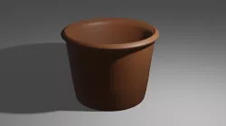 Gardening Clay Pot 3D model