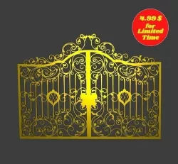 gate decoration v1 3D model