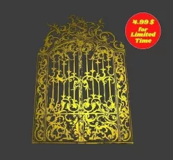 gate decoration v2 3D model