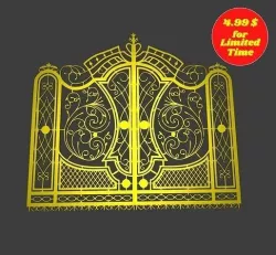 gate decoration v3 3D model