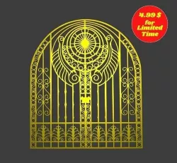 gate decoration v4 3D model