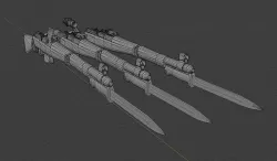 Gewehr 41 Low-poly 3D model