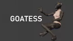 Goatess Low-poly 3D model