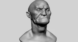 Goblin Head 3D model