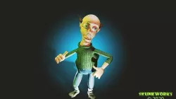 Goofy Guy Victorious Animation Low-poly 3D model