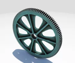 Green Tooth Gear 3D model