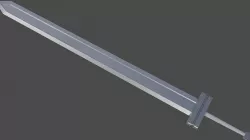 Guts Sword from Berserk Low-poly 3D model