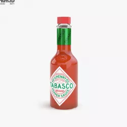 Hot Sauce Bottle 3D model