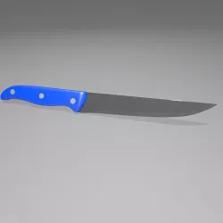 Household Generic Kitchen Knife Low-poly 3D model