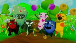 HUFFERS AND RUFFERS Low-poly 3D model