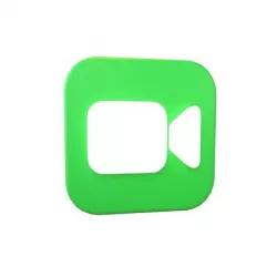 IOS FaceTime Icon v1 001 Low-poly 3D model