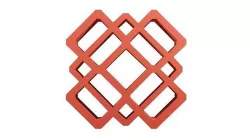 Jaali block design Diamond within Diamond 3D model