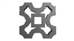 Jaali block design fancy 3D model