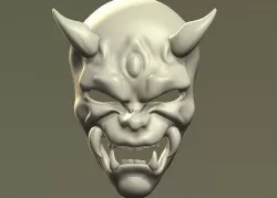 Japanese Oni Mask 3D model