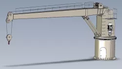 jib crane 3D model