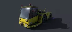 Kalmar Motor FB250 Electric Airport Aircraft tug 3D model