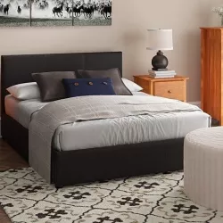 Leon Upholstered Storage Bed Frame 3D model