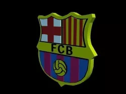 Logo FCB 3D model