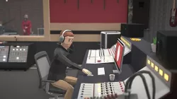 Low Poly Recording Studio Low-poly 3D model