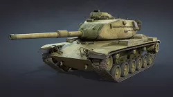 M60A1 Tank Low-Poly Low-poly 3D model