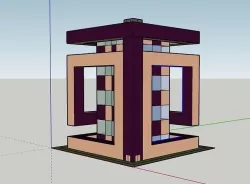 Magical Cube Tower 3D model